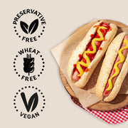 Schär Hot Dog buns / 4 pack Hamburger Buns
