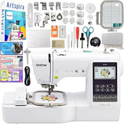 Brother SE700 Combo Embroidery & Sewing Machine with 4" x 4" Embroidery Hoop and 40+ Accessories