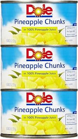 Dole Pineapple in Juice Chunks - 8 oz - 3 pk