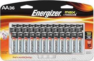 Energizer E91SBP36H Alkaline Battery, AA, 36/PK, BKSR
