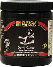 Custom Culinary Master's Touch Custom Culinary Demi-Glace Sauce Concentrate, 13.6-Ounce Jars (Pack of 6)