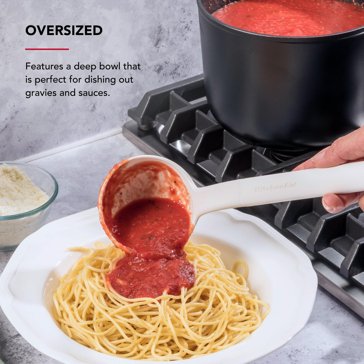 KitchenAid Porcelain White / 12.3-Inch / Everyday Ladles
