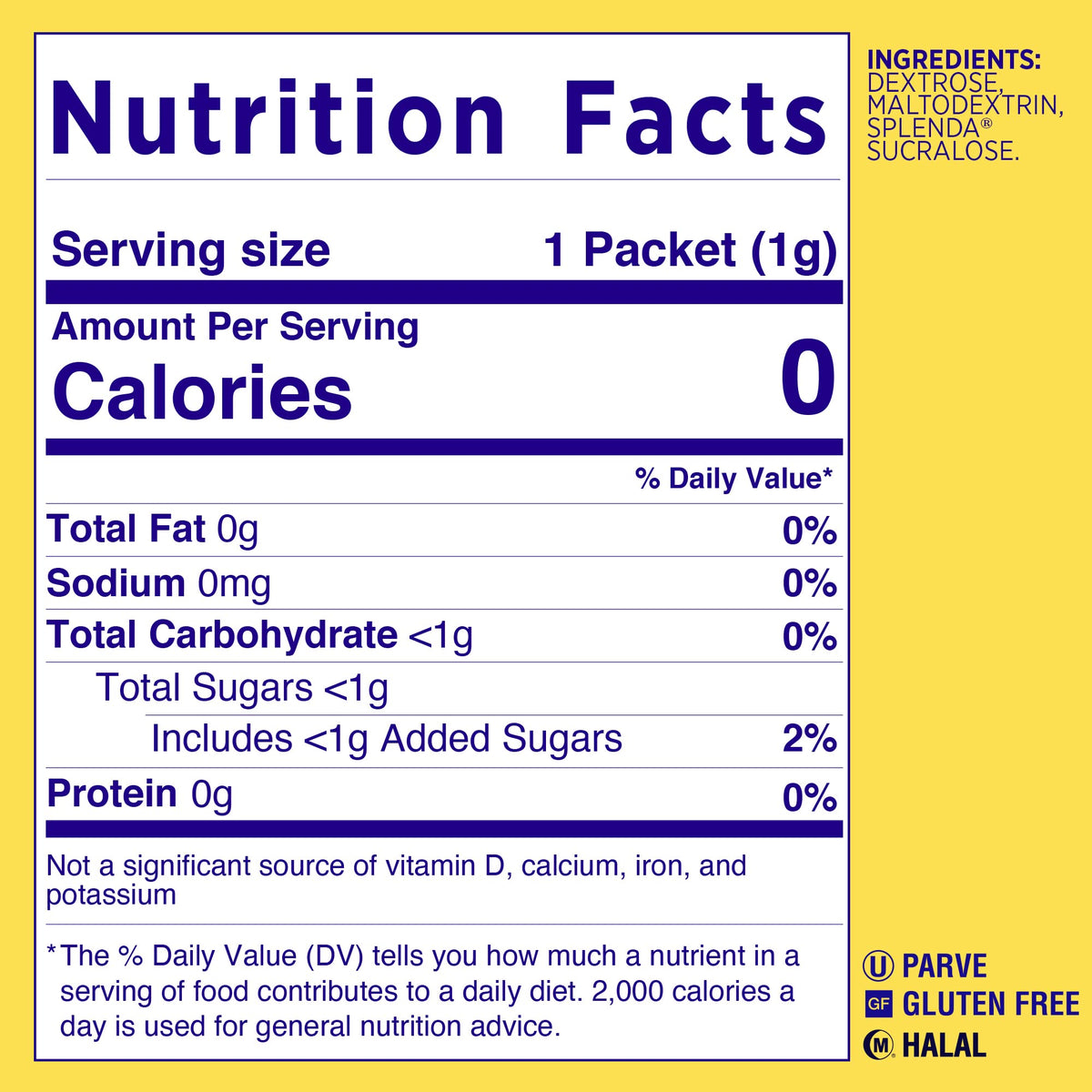 Sweetener, 1200 Count, 2.65 lbs (Packaging may vary) by SPLENDA – 40.96 Ounce (Pack of 1), Model SCJ1080087