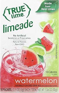 True Citrus Lime Watermelon Aqua Fresca Sticks 10 Count, 1.06 Ounce