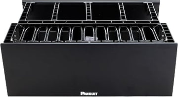 Panduit NM4 Horizontal Cable Manager, Black