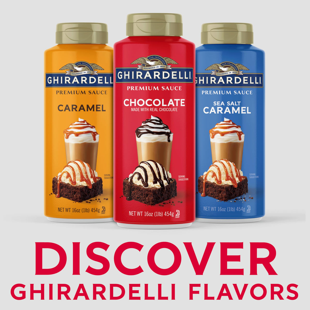Premium Dessert Sauce 16 oz Bottle by Ghirardelli – 16 Fl Oz (Pack of 1), Pink, Model 747599619021