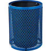 Global Industrial Blue / 23.5 inches (Diameter) x 40 inches (Height) / Industrial Trash, Recycling & Compost