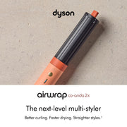 Airwrap Co-anda2x Multi-Styler and Dryer Curly+Coily in Ceramic Pink and Rose Gold by Dyson – Ceramic, Complete Diffuse for Curly to Coily Hair - Ceramic Pink, Model 598946-01