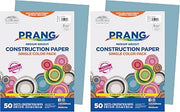 Prang (Formerly SunWorks) Construction Paper, Sky Blue, 9" x 12", 50 Sheets (Pack of 2)