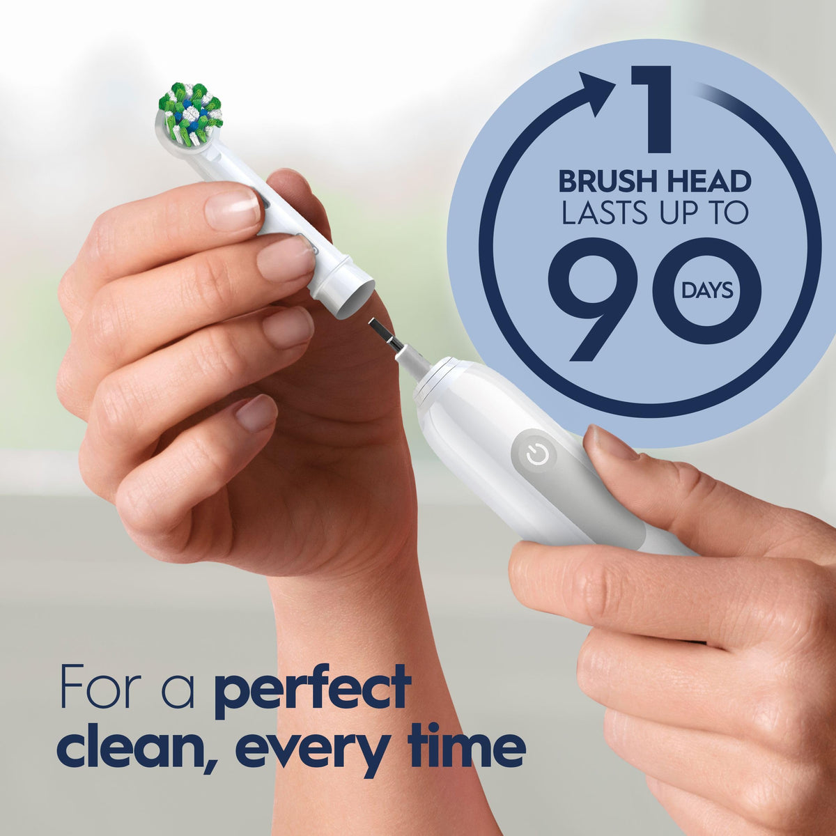Pro Rechargeable Electric Toothbrush by Oral-B – 1 Count (Pack of 1), White, Model 1000