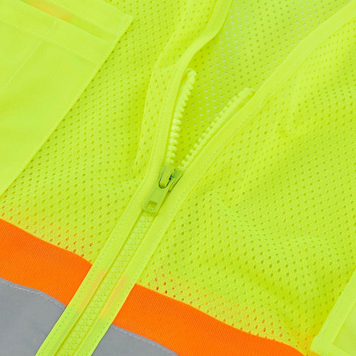 Class 2 Hi-Vis Safety Vest by Global Industrial – 4X-Large-5X-Large, Polyester, Lime Green, Model 641641LXXXXL