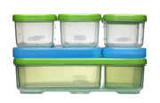 LunchBlox Entrée Kit by Rubbermaid – Kit, 4.1 cups, Plastic, Green, Pack of 12