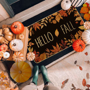 Artdmt Fall Maple Leaves Doormat, Non Slip Rubber Back, Brown 29x17in