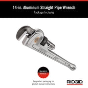 RIDGID Small / Silver / Durable Pipe Wrenches