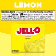 Jell-O Lemon / 3 Ounce (Pack of 4) / 1 Gelatin