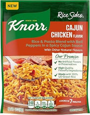 Knorr Rice Sides Cajun Chicken Flavor Rice for a Delicious + Quick Side Dish, with 100% U.S. Grown-Rice 5.8 oz (Pack of 5)