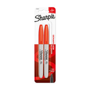 Sharpie 2 Count (Pack of 1) / Orange / Standard Packaging Permanent Markers