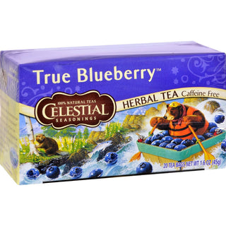 True Blueberry Herbal Tea by Celestial Seasonings – 20 Count, Pack of 20