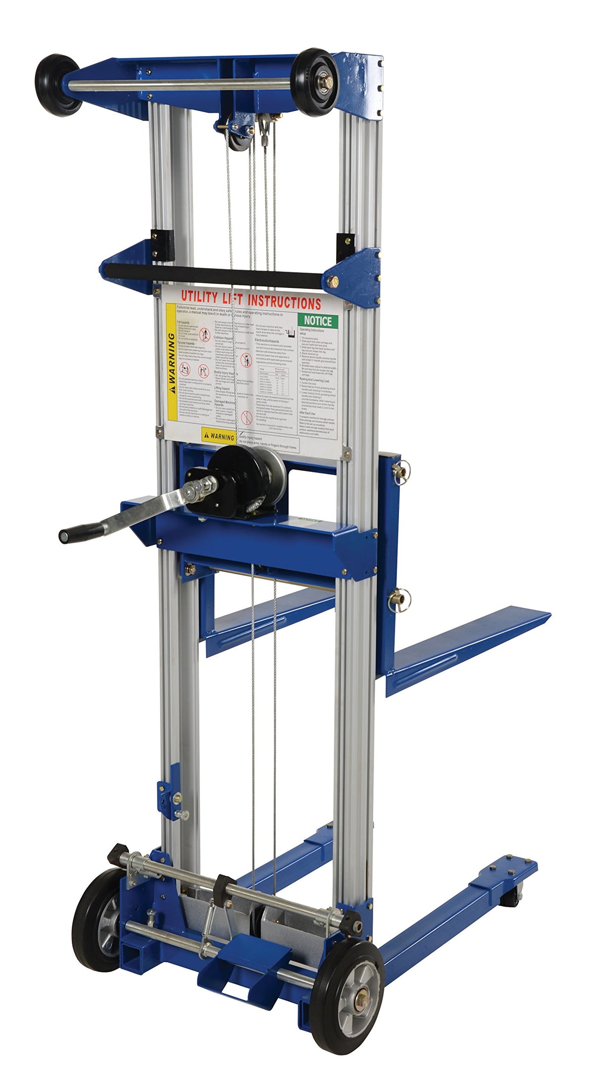 Fixed Straddle Lift Truck 400lb by Vestil – One Size, Blend, Multicolor, Model A-LIFT-R-HP