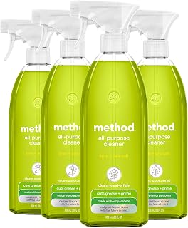 Method All-Purpose Cleaner Spray, Lime + Sea Salt, 28 fl oz, 4 pack