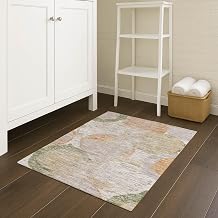 Addison Rugs Chantille ACN2744 Ivory 1'8" x 2'6" Indoor/Outdoor, Machine Washable, Easy Clean, Non Shedding, Bedroom, Living Room, Dining Room, Kitchen, Patio Rug