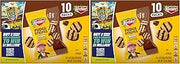Fudge Stripes Minis, Original Shortbread Mini Cookies Coated in Keebler Fudge, 1 oz, 10 ct (Pack of 2)