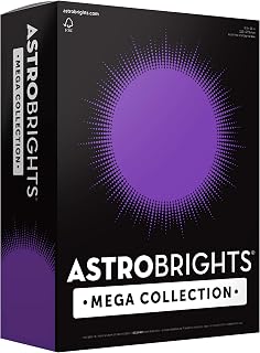 Astrobrights Mega Collection, Colored Paper, Ultra Purple, 625 Sheets, 24 lb/89 gsm, 8.5" x 11" - MORE SHEETS! (91691)