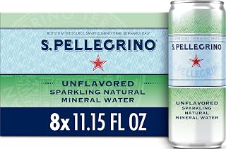 S.Pellegrino Sparkling Natural Mineral Water, 11.15 Fl Oz, 8-Pack