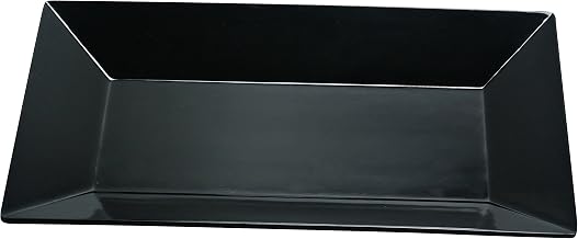 Yanco RM-214BK Rome Rectangular Plate