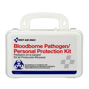 First Aid Only BBP/Personal Protection Kit by Pac-Kit – 8" x 3" x 5", White, Model 3065