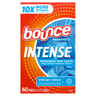 Intense Dryer Sheets by Bounce – 60 Count (Pack of 1), Model P_15834