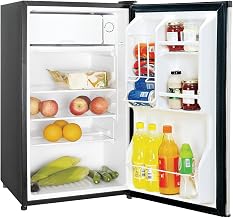 Magic Chef MCBR350S2 3.5 Cubic-Ft Refrigerator Stainless Look