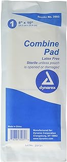 First Aid Only Combine Sterile Pads Abdominal, Size: 8 Inches X 10 Inches - 24 ea