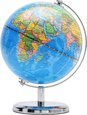 Exerz World Globe Dia 5.5-inch (14cm)- Mini Globe Political Map - Educational/Geographic