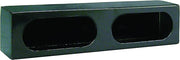 Buyers Products Dual Oval Light Box by Buyers Products Company – 4 x 18 x 5, Carbon Steel, Black, Model LB3163