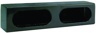 Buyers Products Dual Oval Light Box by Buyers Products Company – 4 x 18 x 5, Carbon Steel, Black, Model LB3163