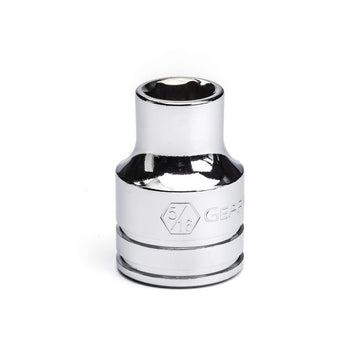 3/8" Drive 6 Point Standard SAE Socket 5/16" by GEARWRENCH – 13/16", Alloy Steel, Full Polish Chrome, Model 80351