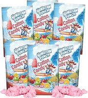 Hawaiian Punch Cotton Candy, Bulk Fruit Juicy Flavored Sugar Floss, 6 Pack