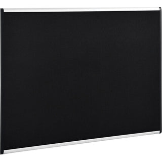 72" W x 48" H Fabric Mesh Bulletin Board by Global Industrial – 0.6" x 72", Cork,Polyester, Black, Model 695878