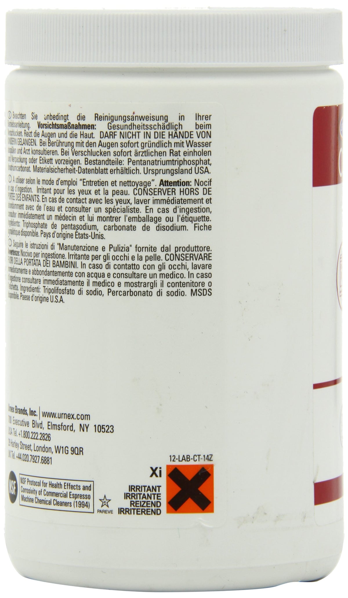 Cafiza Espresso Machine Cleaning Tablets - 100 Tablets - Professional Espresso Machine Cleaner Barista Use by Urnex – 100 Count (Pack of 1), Model 12-E46-UX100