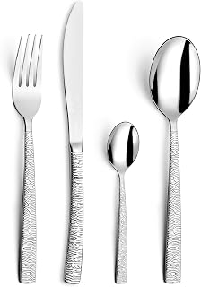 Amefa Havane Jungle 903629AF20C40 Cutlery Set 24-Piece 13.7 x 7 x 26 cm High-Gloss Stainless Steel for 6 People