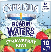 Capri Sun Roarin' Waters, 10 ct Box Strawberry Kiwi, 6 fl oz Pouches