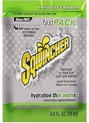 Sqwincher 015308-LL Fast Pack Liquid Concentrate Packet, 6 oz, Yellow, Standard (Pack of 50)