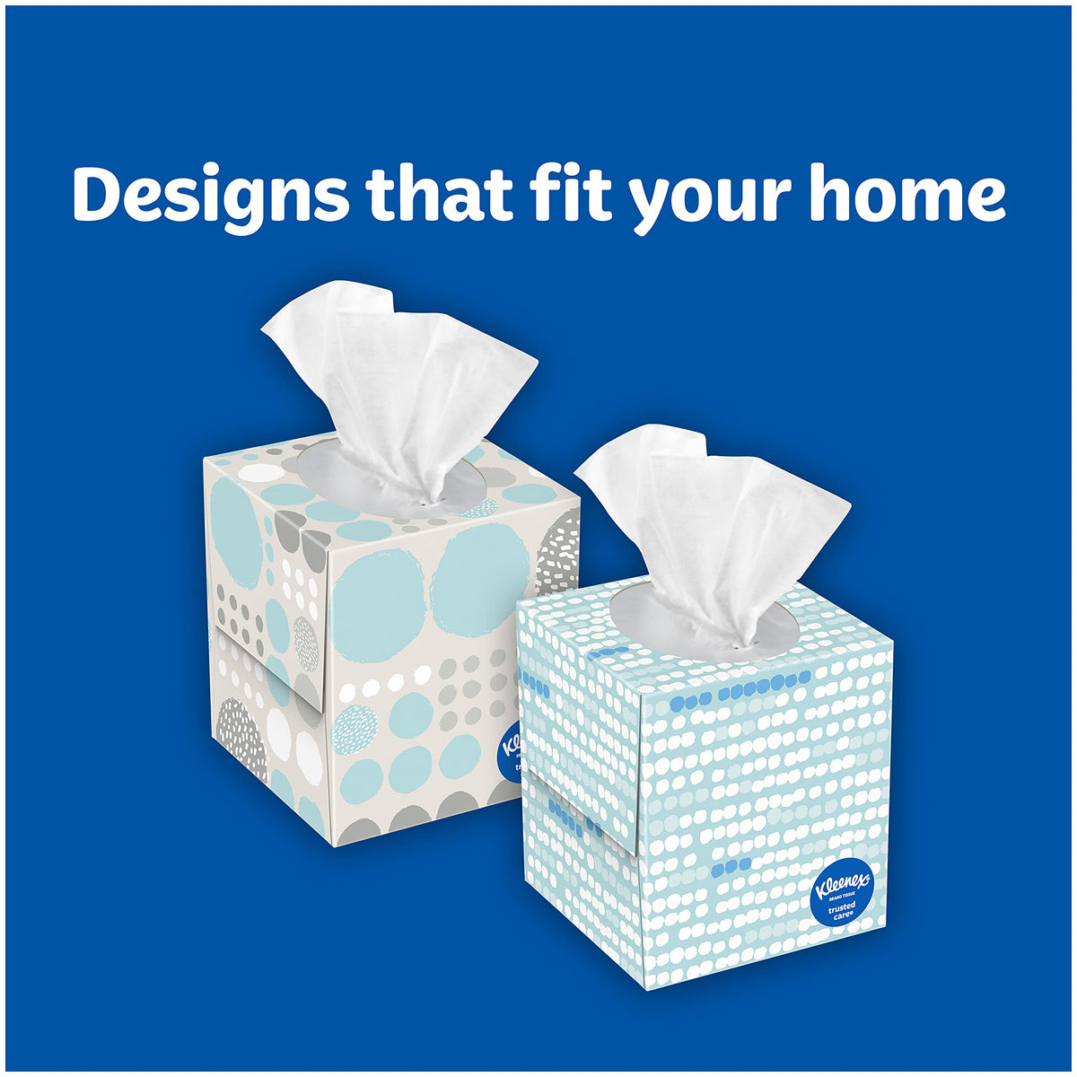 Trusted Care Facial Tissues by Kleenex – 70 Count (Pack of 27), Facial Tissue, White, Pack of 27, Model 49995