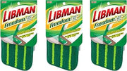 Libman Freedom Spray Mop Refill Heads, Microfiber, 3 Pack