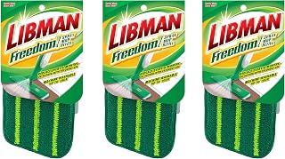 Libman Freedom Spray Mop Refill Heads, Microfiber, 3 Pack