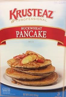 Krusteaz BUCKWHEAT PANCAKE Mix 5lbs. (3-Pack) Restaurant Quality