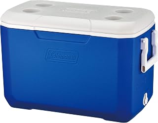 Coleman Poly-Lite 48 QT Cooler, Unisex-Adult, Blue, Uni