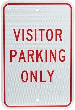 Visitor Parking Only, Aluminum Sign, 08mm Thick
