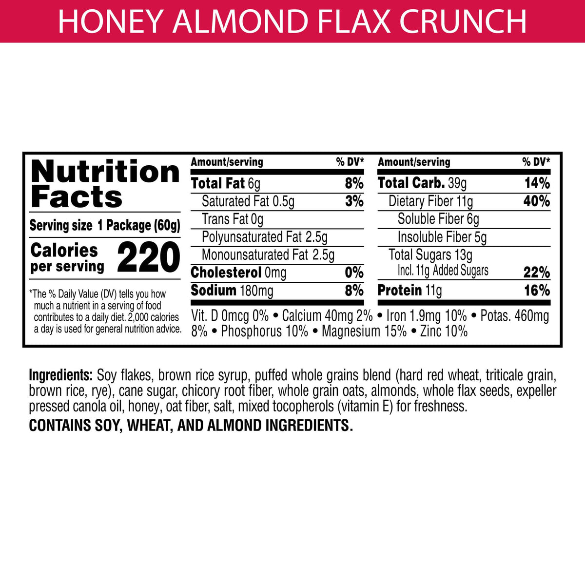 Go Cereal Honey Almond 2.1oz 12ct by Kashi – 1.58 Ounce (Pack of 12), Pack of 12, Model 00018627117025